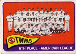 1965 Topps Baseball Cards      024      Minnesota Twins TC